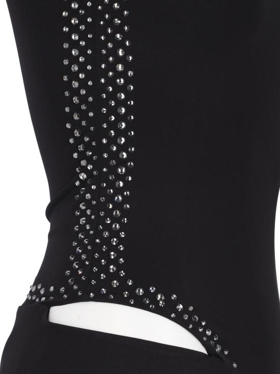 25SS 디 아티코 미디 원피스 250WCW00207 AAA014TS 100 Black - THE ATTICO