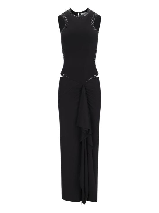 25SS 디 아티코 미디 원피스 250WCW00207 AAA014TS 100 Black