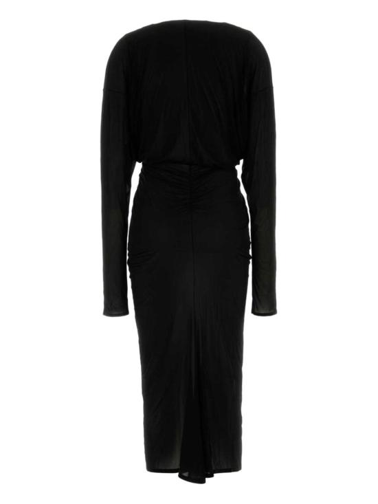 24FW 생로랑 롱 원피스 808093Y5G89 BLACK - SAINT LAURENT