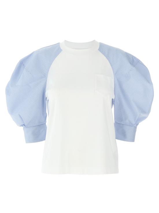 25SS 사카이 벌룬 숏 슬리브 티셔츠 2507767134 Multicolor