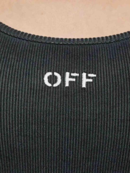  오프화이트 민소매 티셔츠 OWAD072F24JER0010701 Grey - OFF WHITE