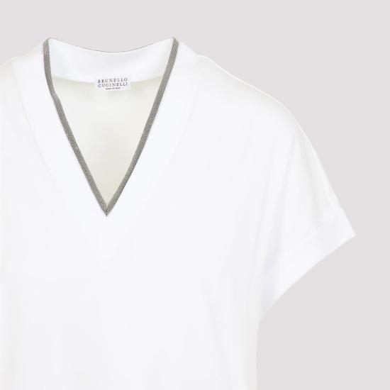 25SS 브루넬로 쿠치넬리 가디건 M0T18BD222 159 WHITE - BRUNELLO CUCINELLI