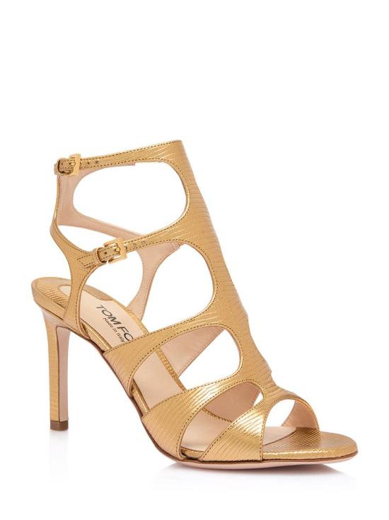 25SS 톰포드 힐/펌프스 W3623LCL232G1Y023 Gold - TOMFORD