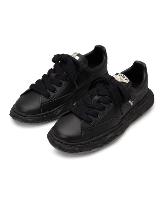 메종 미하라 야스히로 찰스 OG 솔 캔버스 로우탑 A12FW703 BLACK DOM - MAISON MIHARA YASUHIRO