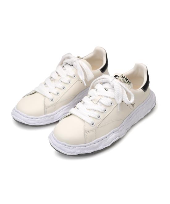  메종 미하라 야스히로 찰스 OG 솔 레더 로우탑 A12FW701 WHITE DOM - MAISON MIHARA YASUHIRO