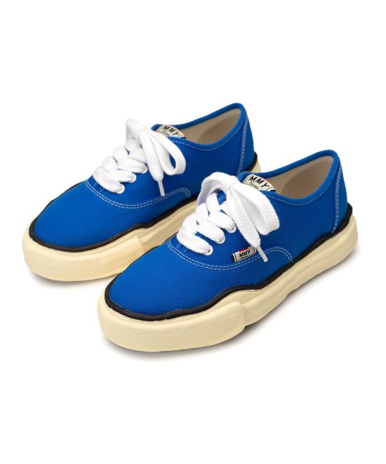  메종 미하라 야스히로 베이커 OG 솔 오버다이드 캔버스 로우탑 A09FW735 CLBLUE DOM - MAISON MIHARA YASUHIRO