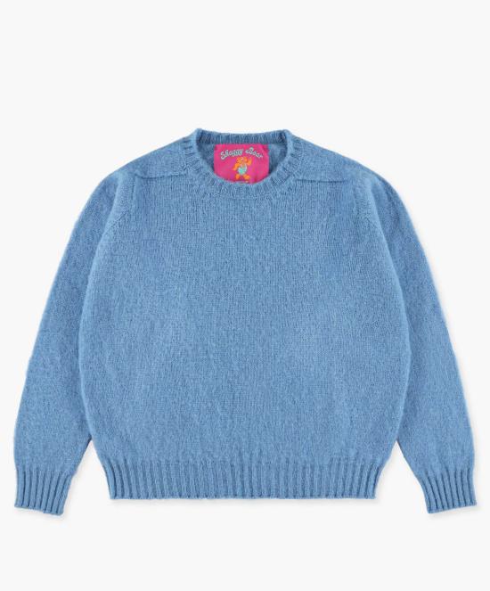  하울린 쉐기 베어 스웨터 SHAGGYBEARWOMENBLUEDREAM BLUE DREAM DOM