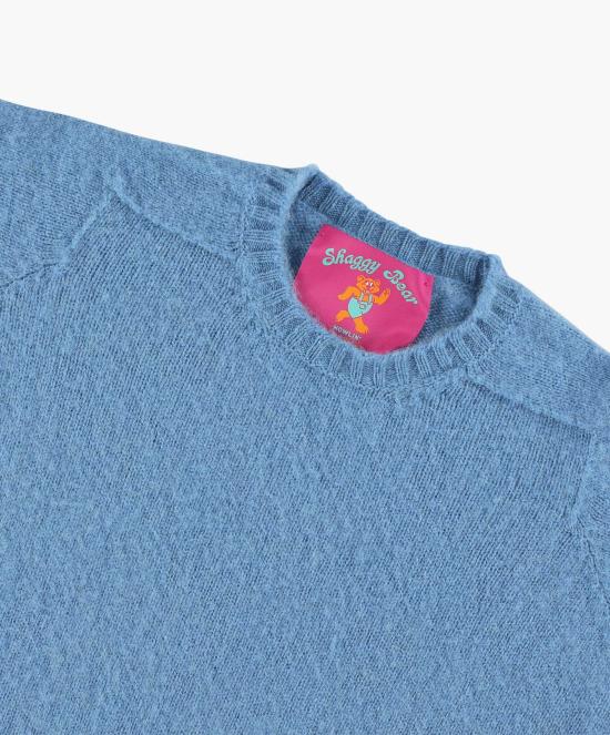  하울린 쉐기 베어 스웨터 SHAGGYBEARWOMENBLUEDREAM BLUE DREAM DOM - HOWLIN