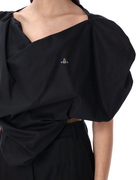 25SS 비비안웨스트우드 반팔 티셔츠 1505000JW009Q N401 Nero - VIVIENNE WESTWOOD