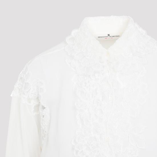 24FW 에르마노 설비노 셔츠 D452K767GET 10602 SNOW WHITE - ERMANNO SCERVINO