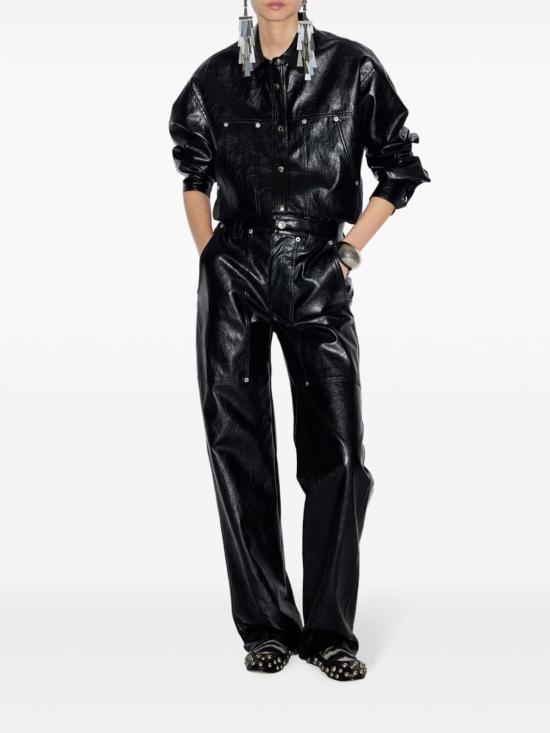 24FW 이자벨마랑에뚜왈 스트레이트 팬츠 PA0360FA B3B01E01BK BLACK - ISABEL MARANT ETOILE