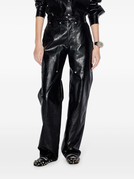 24FW 이자벨마랑에뚜왈 스트레이트 팬츠 PA0360FA B3B01E01BK BLACK - ISABEL MARANT ETOILE