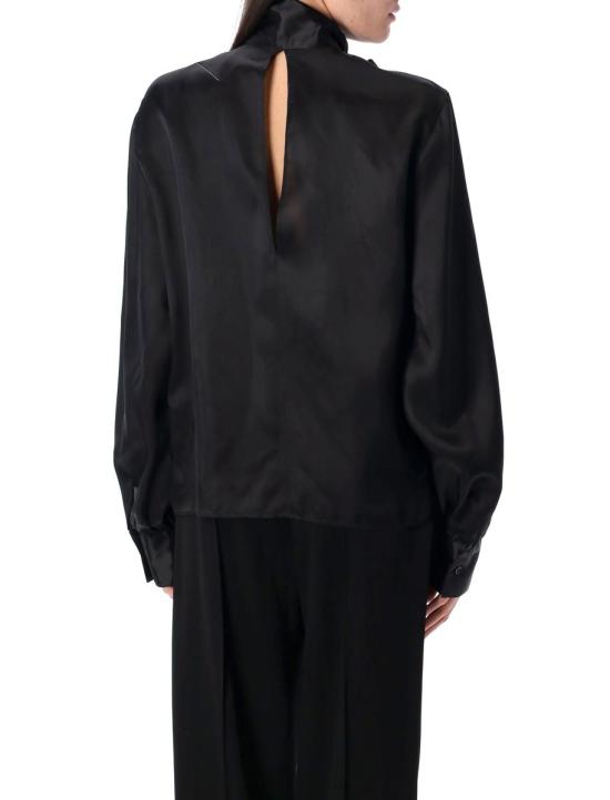 25SS MM6 메종마르지엘라 블라우스 25PS52DT0048S41355 900 Black - MM6 MAISON MARGIELA