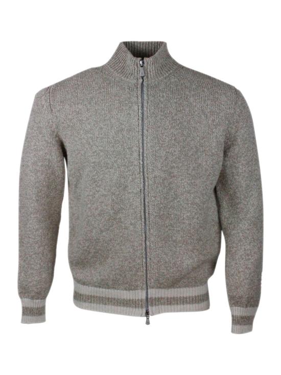 25SS 일레븐티 집업 니트 K76MAGK23 MAG 020102 Sand