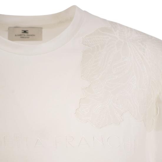 25SS 엘리자베타프랜치 스웨터 MA01851E2 CHALK - ELISABETTA FRANCHI