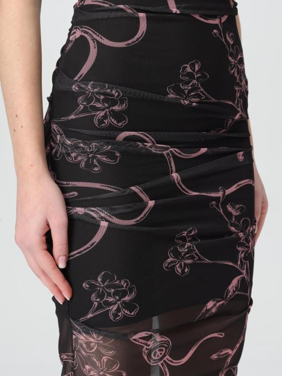 25SS 모스키노 롱 원피스 04693240 1555 Black - MOSCHINO