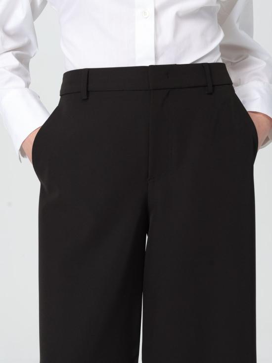 25SS 모스키노 스트레이트 팬츠 03393225 0555 Black - MOSCHINO