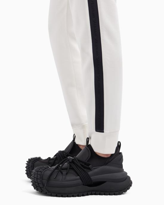 25SS 엠포리오 아르마니 트레이닝/조거 팬츠 6D1PK3 1JHSZ 0101 White - EMPORIO ARMANI