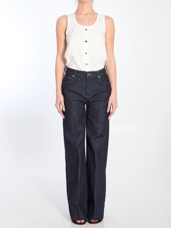 25SS 보테가베네타 민소매 티셔츠 812123V4XI0 WHITE - BOTTEGA VENETA