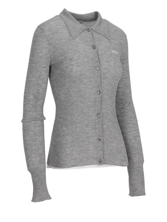 25SS 미우미우 가디건 MMF948SOOO13KV F0031 GRIGIO - MIU MIU