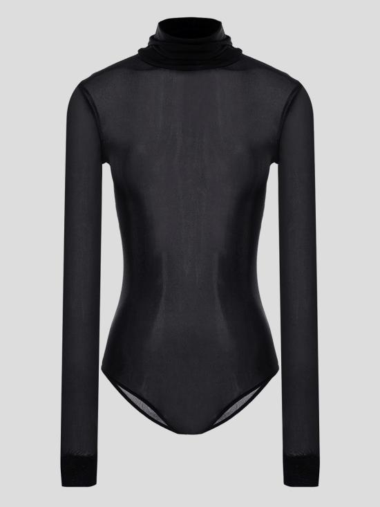 25SS 마르지엘라 바디수트 티셔츠 S51NA0105 M20088900 Black