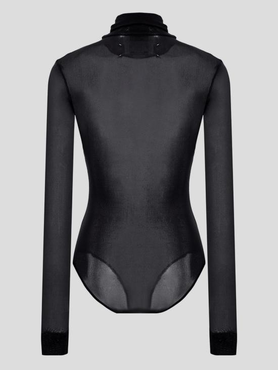 25SS 마르지엘라 바디수트 티셔츠 S51NA0105 M20088900 Black - MAISON MARGIELA