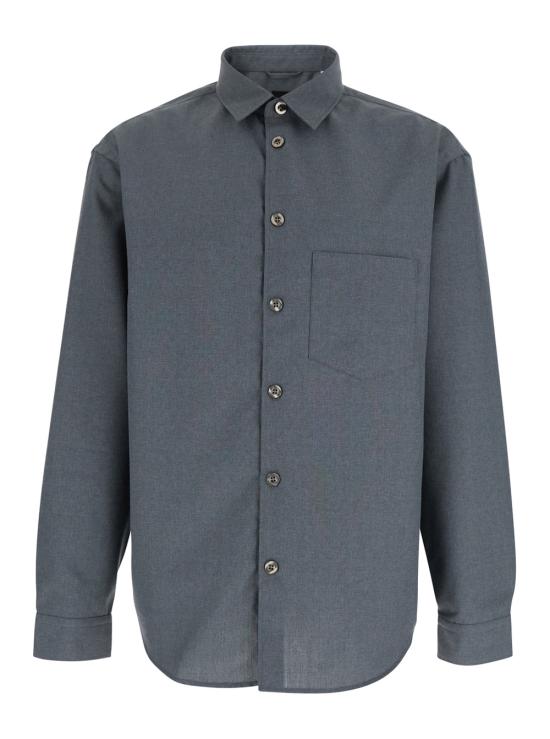 25SS 플레인 긴팔 셔츠 RXMX78UX1 Grey