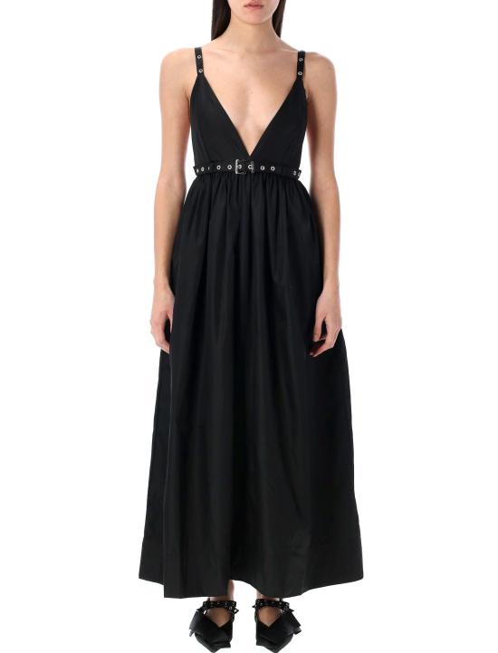 25SS 가니 원피스 W00306883 099 BLACK