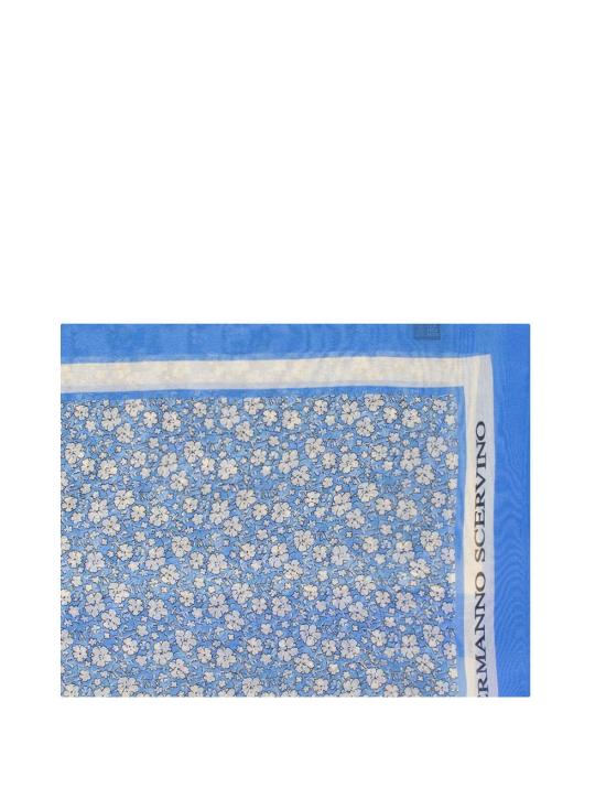 25SS 에르마노 설비노 머플러/스카프 D462R300NJL S4648 S4648 ST MICROFIORE CELE