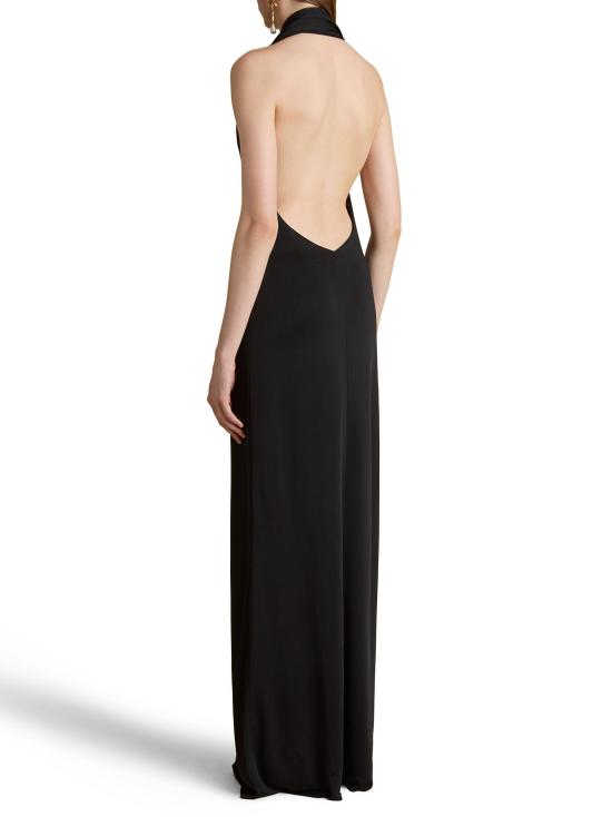 25FW 케이트 롱 원피스 54614132 200 BLACK - KHAITE