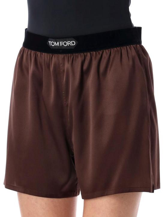 25SS 톰포드 숏팬츠 SH0021FAX881 KB750 DARK BROWN - TOMFORD