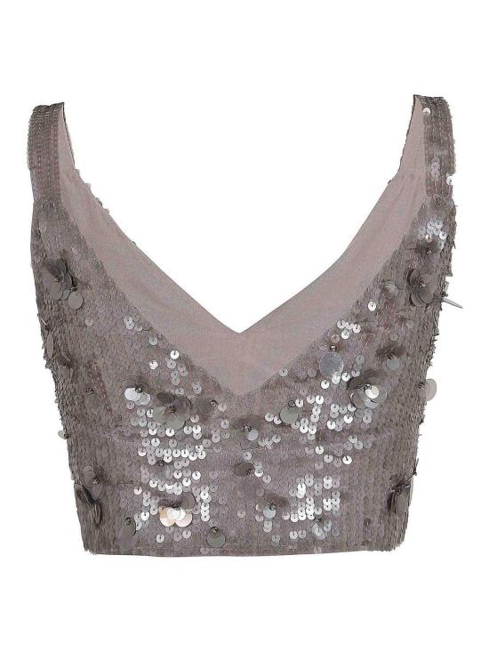  파로쉬 민소매 티셔츠 D311614GLOW018 Grey - PAROSH