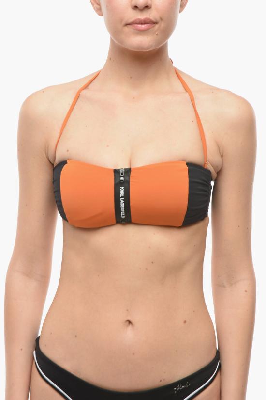  칼라거펠트 비키니 수영복 KL22WTP08 ORANGE Arancio Nero