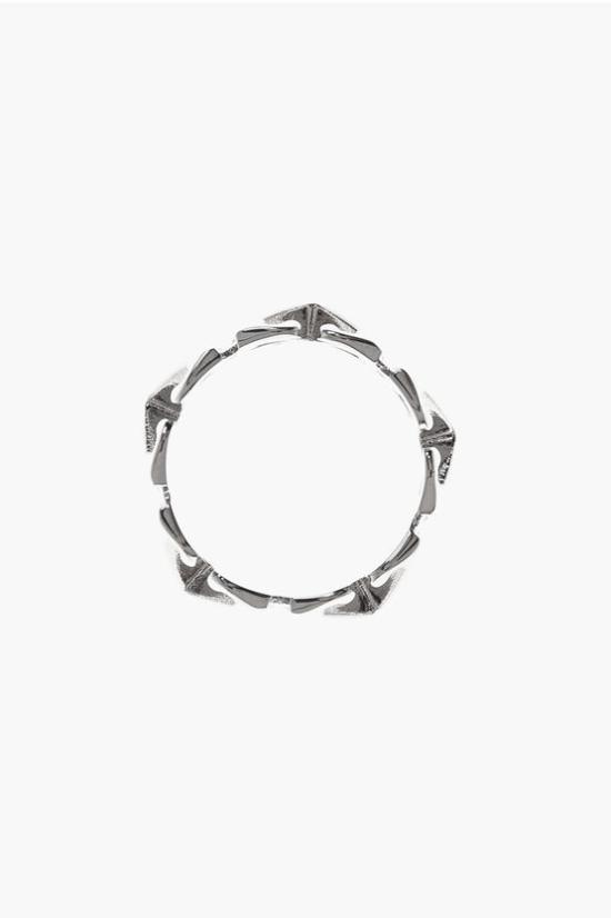  오프화이트 반지 OMOC076S24MET0017200 Silver - OFF WHITE