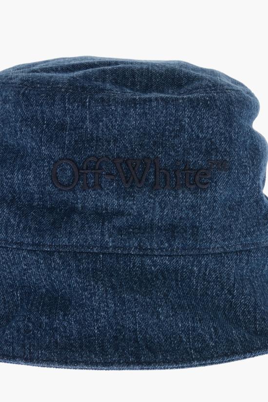  오프화이트 비니 OWLB021S24DEN0014444 Blue - OFF WHITE