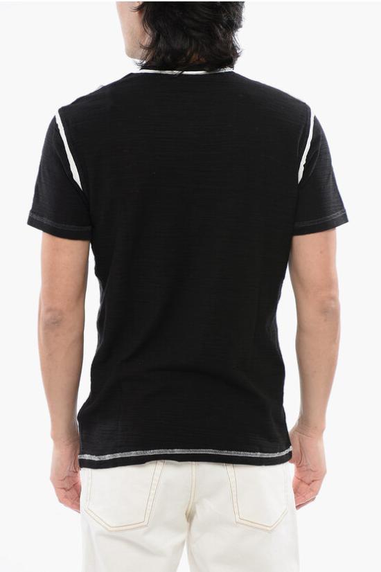  디젤 반팔 티셔츠 A12945 0AJBA 9XX Black - DIESEL