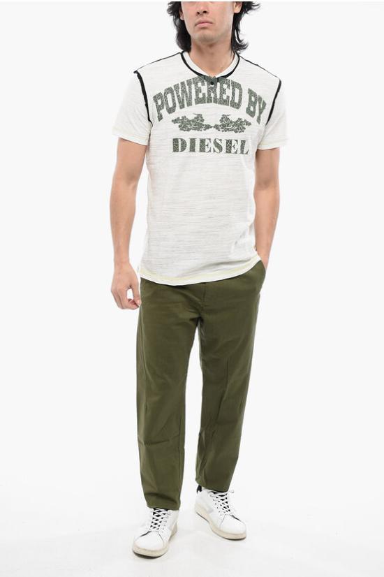  디젤 반팔 티셔츠 A12945 0AJBA 141 White - DIESEL