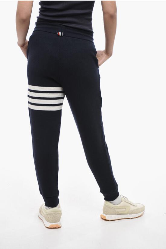  톰브라운 스트레이트 팬츠 FJQ073A J0012 415 Blue - THOM BROWNE