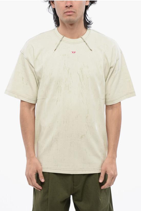  디젤 반팔 티셔츠 A12364 0WGAS 141A Beige