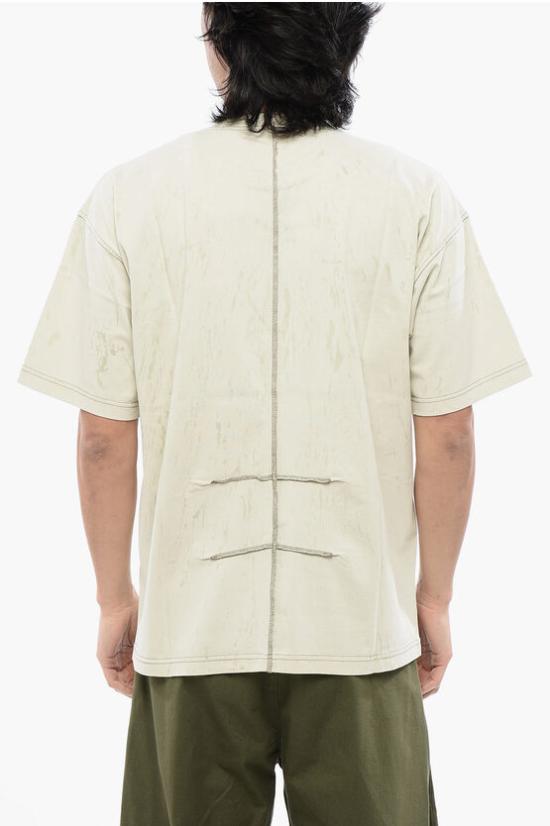  디젤 반팔 티셔츠 A12364 0WGAS 141A Beige - DIESEL