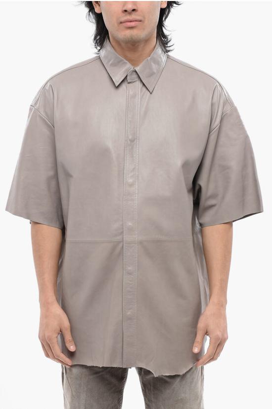  디젤 반팔 셔츠 A13099 0CLAQ 9BX Gray