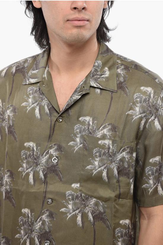  디젤 반팔 셔츠 A13169 0THAP E6791 Green - DIESEL