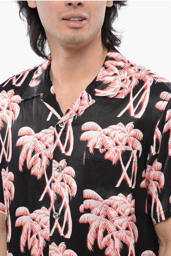  디젤 반팔 셔츠 A13169 0KLAR E6785 Black - DIESEL