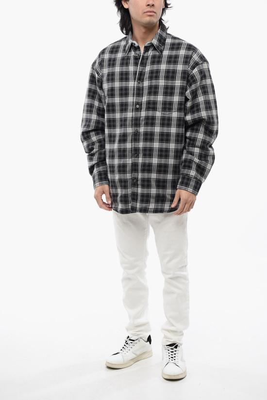  디젤 긴팔 셔츠 A12113 0JNAV 9XXA Multicolor - DIESEL