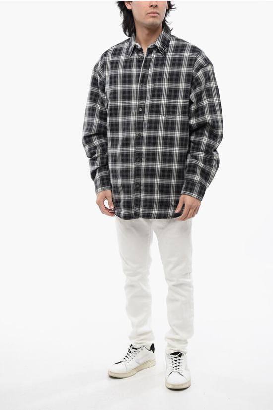  디젤 긴팔 셔츠 A12113 0JNAV 9XXA Multicolor - DIESEL