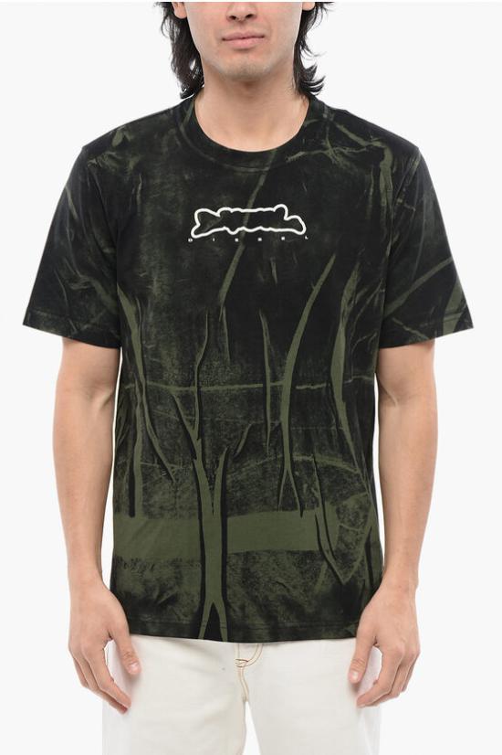  디젤 반팔 티셔츠 A12155 0AJBD 5FVA Nero Verde