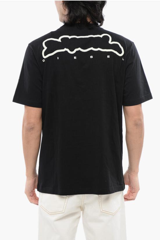  디젤 반팔 티셔츠 A12155 0AJBD 5FVA Nero Verde - DIESEL