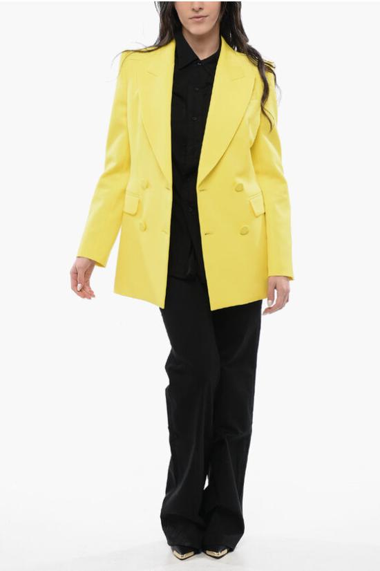  알렉산더 맥퀸 수트 자켓 712696QJAAC7033 Yellow - ALEXANDER MCQUEEN