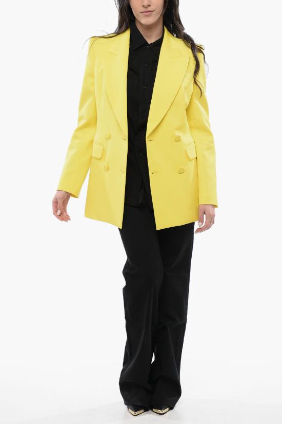  알렉산더 맥퀸 수트 자켓 712696QJAAC7033 Yellow - ALEXANDER MCQUEEN