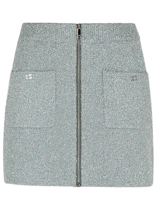 25SS 가니 숏 스커트 K2366018 SILVER